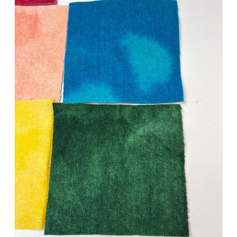 Wool Squares Rug Hooking & Applique 4 1/4" Multi-Color Set Rug Hooking - Picture 5 of 14